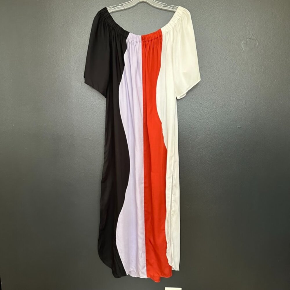 Mara Hoffman Swim Colorblock Swim Cover-up Dress – S
